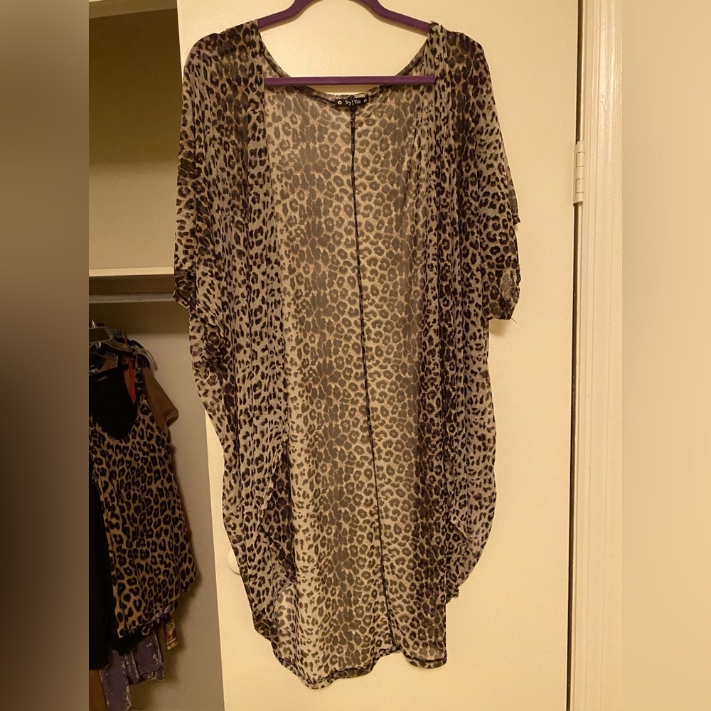 Cheetah kimono